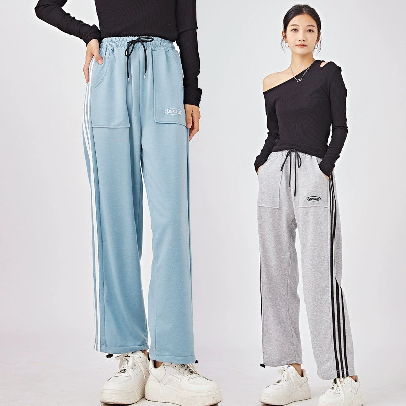 Extra large autumn trousers for leisure, plus size, for running