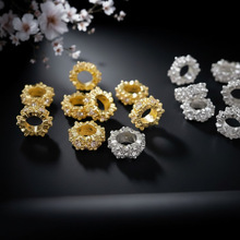 18K��ɫ����΢��ʯ���ɢ��DIY�ִ����錚�Ʒ����������l