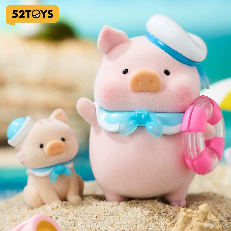 52TOYS Медвежья голова Свинка Лу Лулу Океан серия Шар-бокс детские модные игрушки милые куклы ornaments подарки