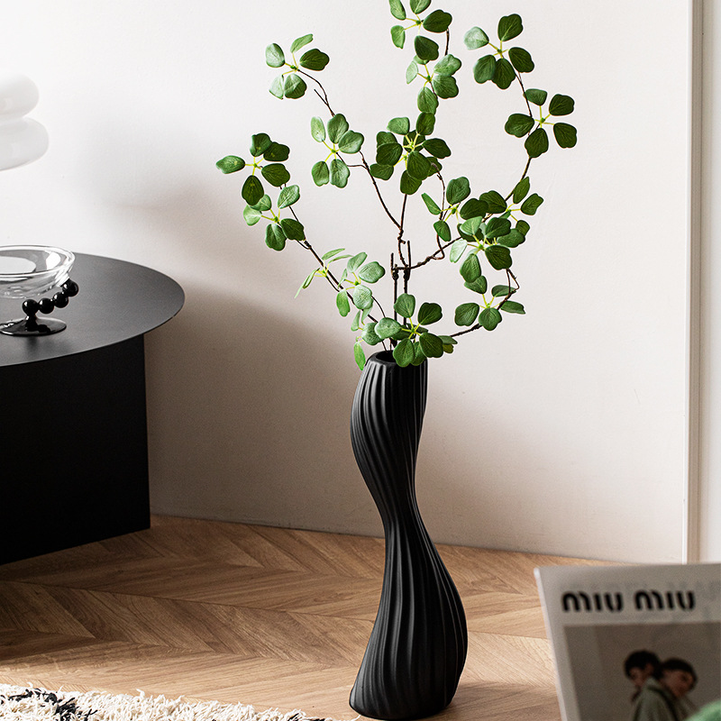 Chaozhou Ceramic Vase, Nordic Furniture Craft, Ornament, Simple Decorative Flower Pot, Manufacturer Wholesale Discount