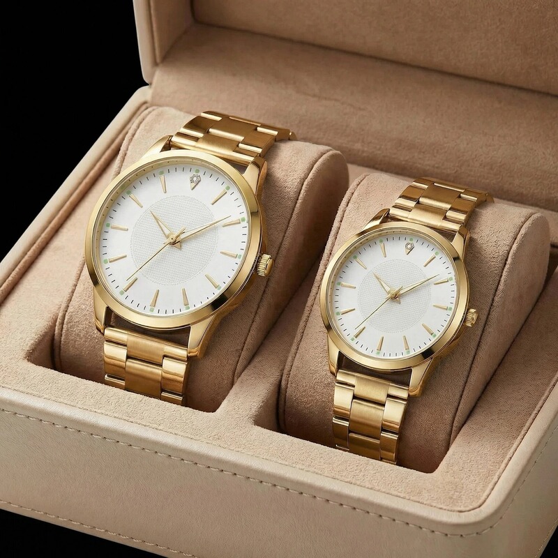 Cross-Border Hot-Selling New Models of Unisex Steel Band Men's Watches, Women's Couple's Watches, Men's Quartz Watches, Factory Ready Stock Wholesale Cross-Border Hot-Selling New Models of Unisex Steel Band Men's Watches, Women's Couple's Watches, Men's Quartz Watches, Factory Ready Stock Wholesale