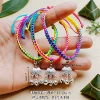 Silver Lock-Flat Knot Colored Rope [1 piece]
