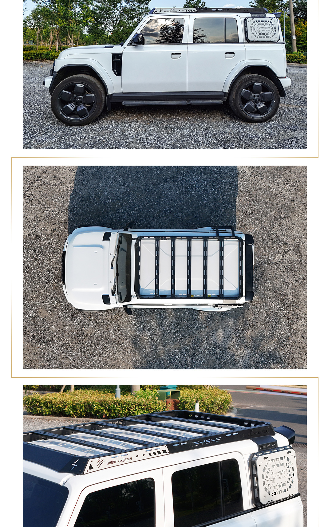 Roof Rack Modified Expansion Platform Side Ladder For ICAR V23