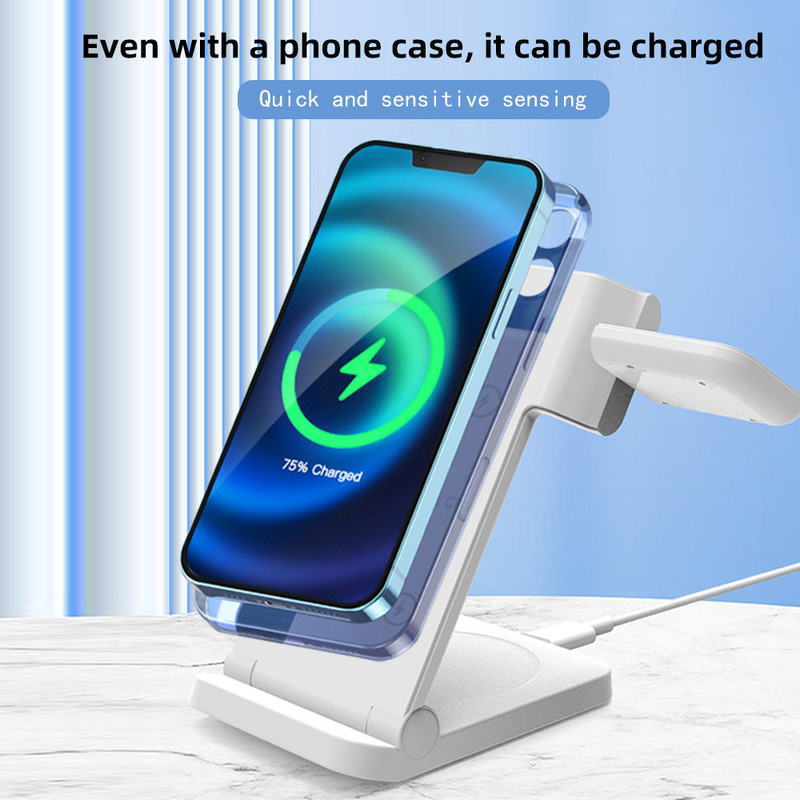 3-in-1 Charging Station Suitable for Iphone/Iwatch/Airpods Charging Dock Stand with Fast Charging and Magnetic Attachment