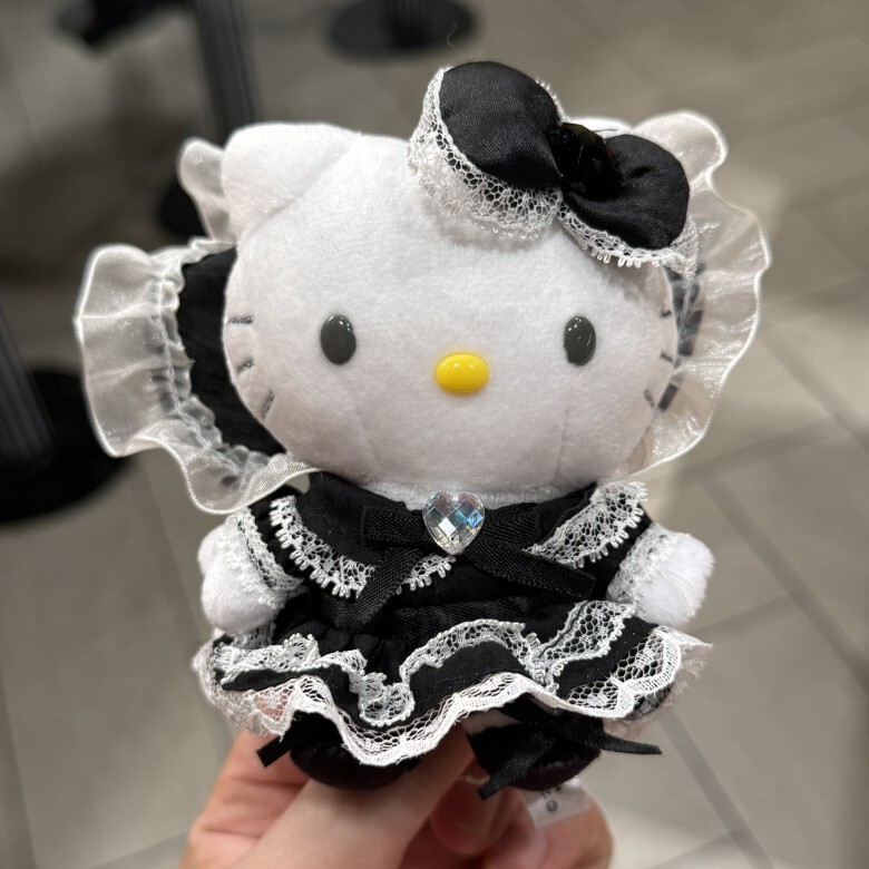 联名女仆萝莉蕾丝洛丽塔猫咪挂件饰毛绒公仔少女心背包爱心扣挂饰|undefined