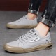 Men's Cloth Shoes 2024 New Summer Student Breathable Umbrella Cloth Board Shoes Men's Low Top Casual Trendy Shoes Men's Style