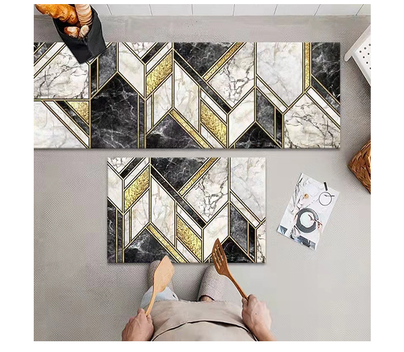 北欧厨房垫,地毯地垫,耐磨地垫,吸水吸油地垫