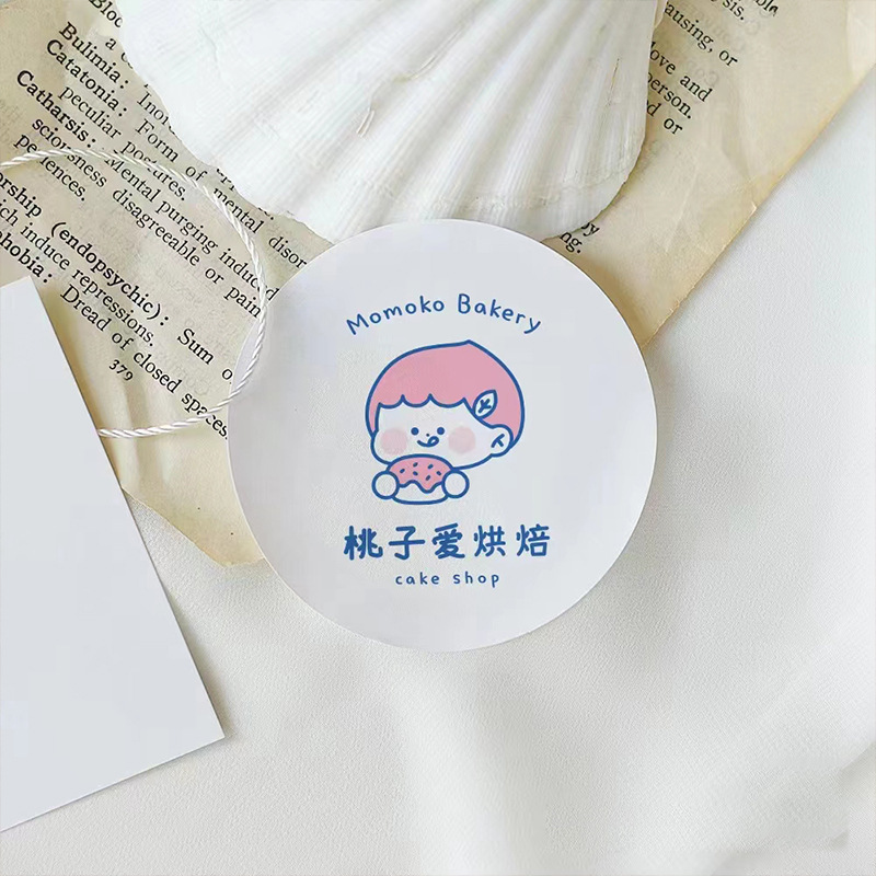 Self-Adhesive Label Stickers with Drawings and Samples, Certificate Reels, Trademarks, Waterproof Transparent Pv Advertising Qr Code Printing