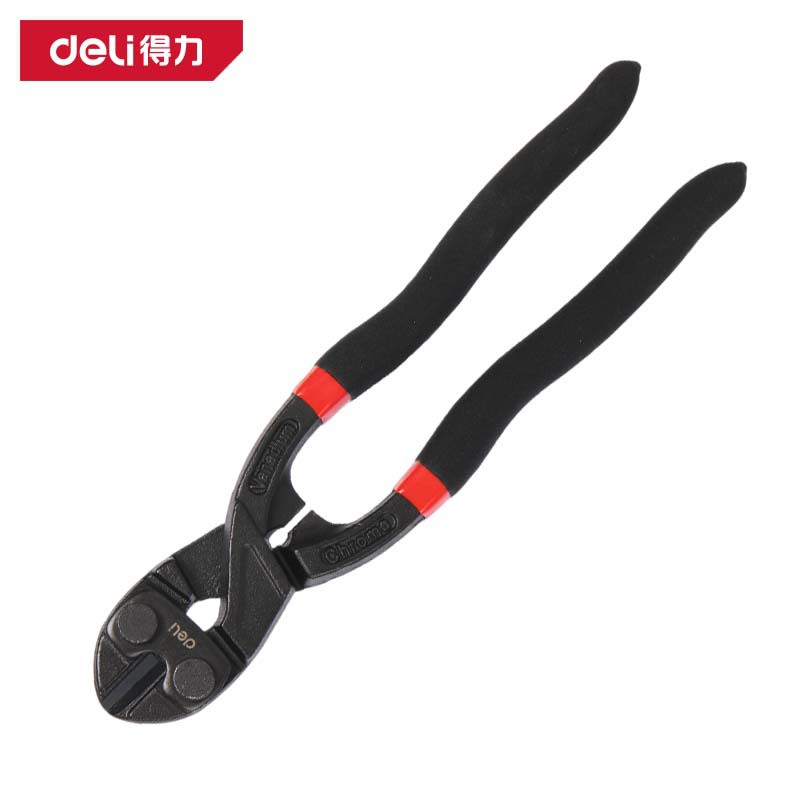 deli得力DL2685Z省力型断线钳8寸可拔钉铬钒钢(红)