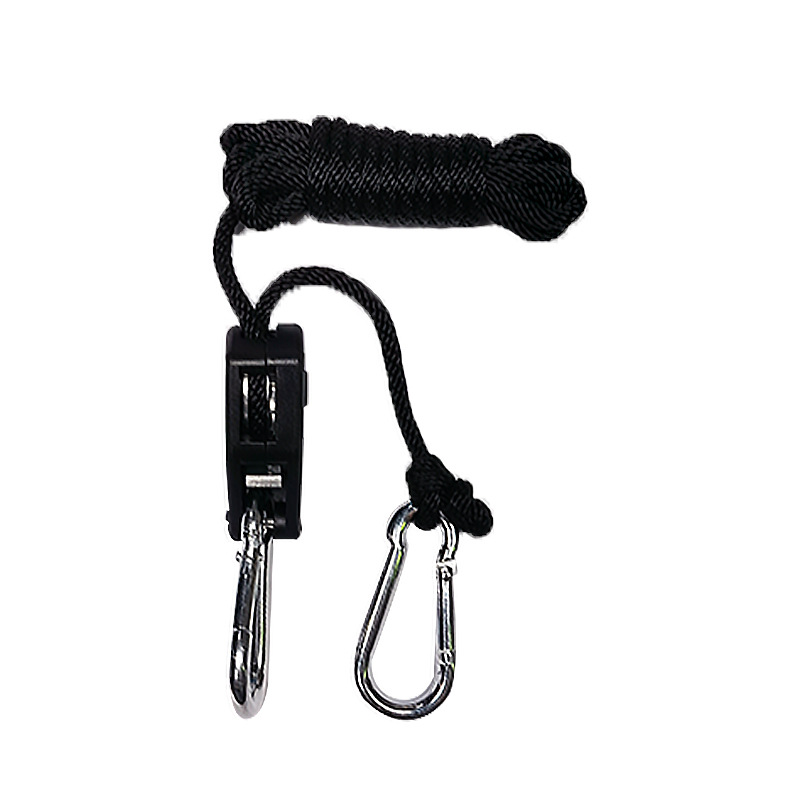 En stock una pieza también al por mayor 1/8 de elevación cordón LED lámpara colgante cuerda metal rueda plástico trinquete