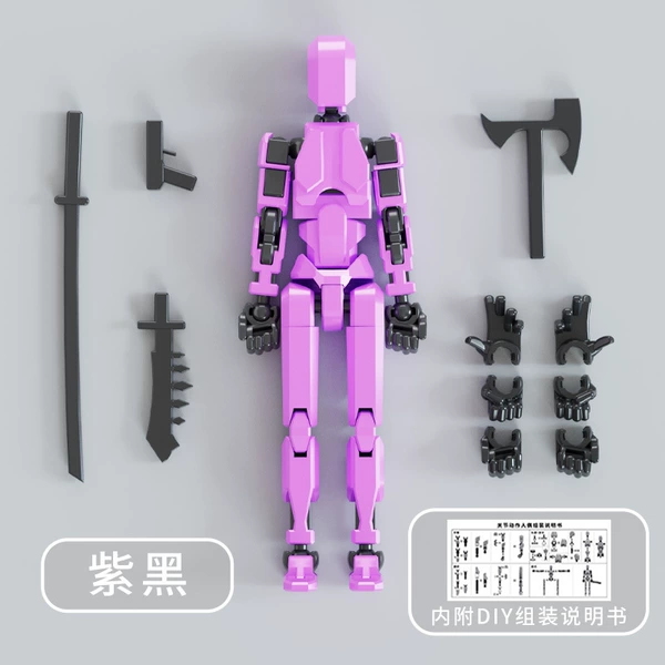 Classic purple black (with 4 weapons+3 hand)