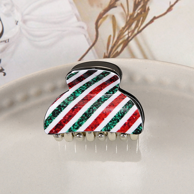 Lattice Pattern Cute Korean Style Women's Lattice Acrylic Acrylic Hair Clip