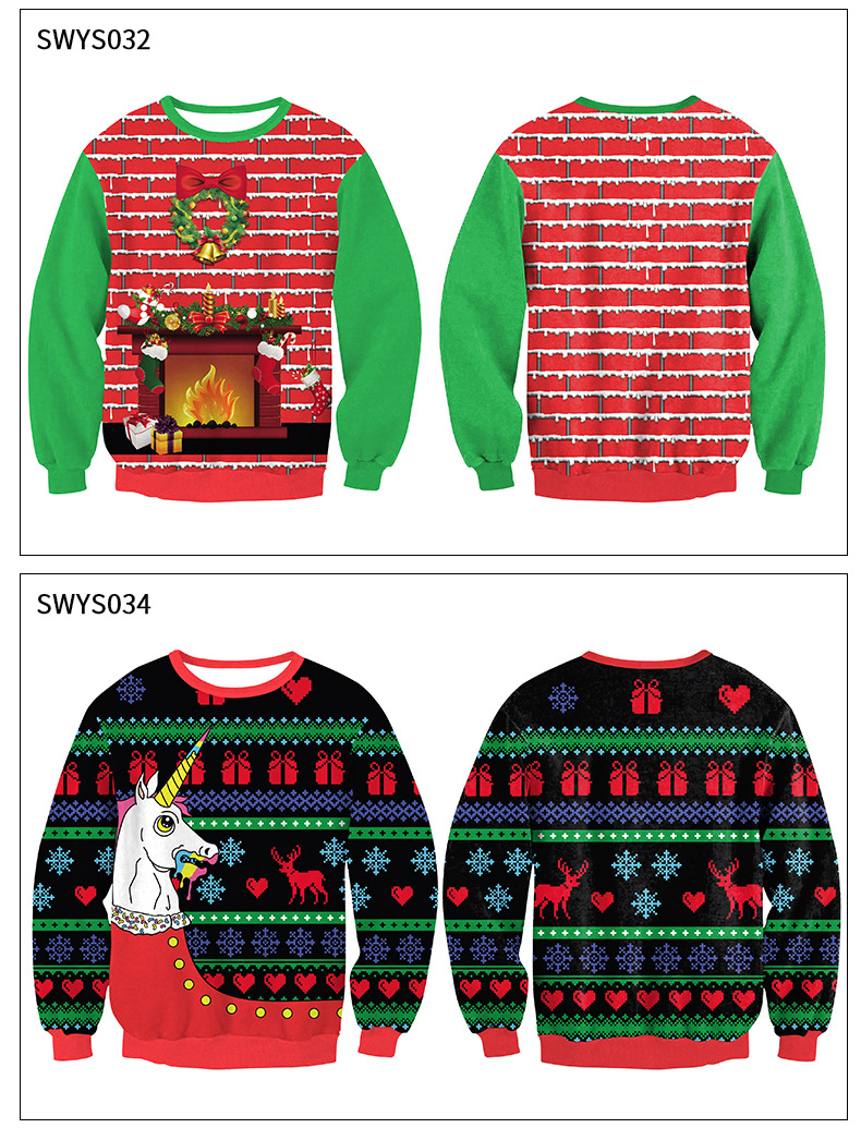 2023 New 3D Digital Print Pullover Sweater SWYS_voghion.com