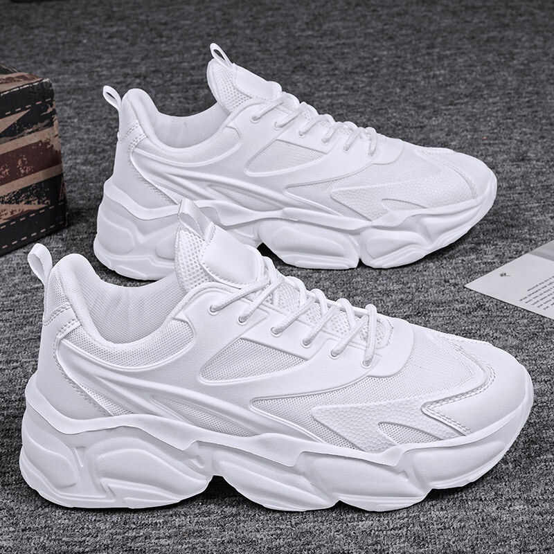 White Dad Shoes for Men in Summer, Breathable Mesh Casual Sports Couple Women's Shoes for Fat Feet, Wide Feet, Large Size Men's Shoes 4546 White Dad Shoes for Men in Summer, Breathable Mesh Casual Sports Couple Women's Shoes for Fat Feet, Wide Feet, Large Size Men's Shoes 4546