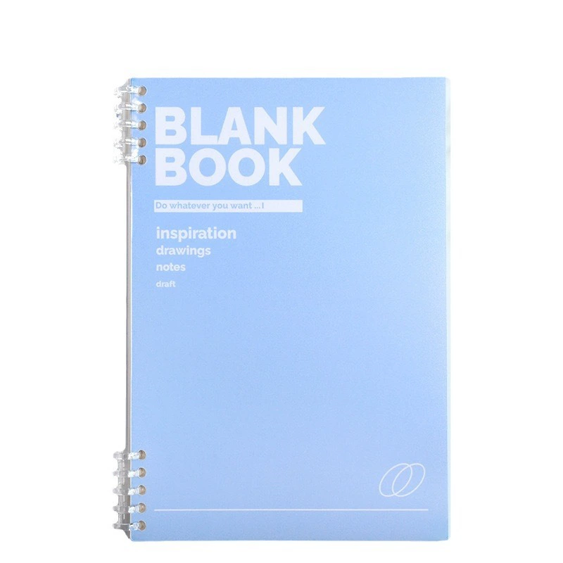 Tear-Off Spiral Notebook, Elementary School Notebook, A5/B5/A4, 60 Sheets (120 Pages), Lined/Grid/Blank