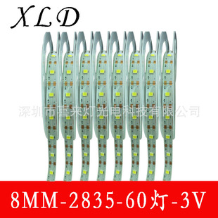 Led Low Voltage 3V Soft Light with Single Color 2835 Single Panel 60 Lights 8mm Non-Waterproof Crafts Lighting Decoration
