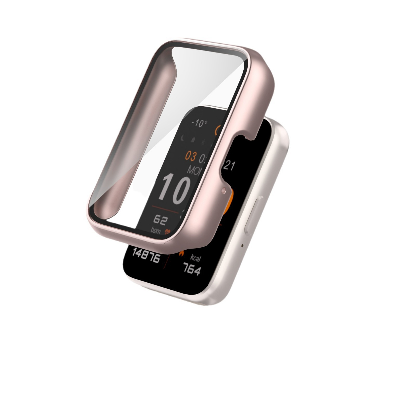 This is a protective case for the Samsung FIT3 wristband, featuring a PC matte finish and a solid color glossy finish with an integrated case and film details Picture