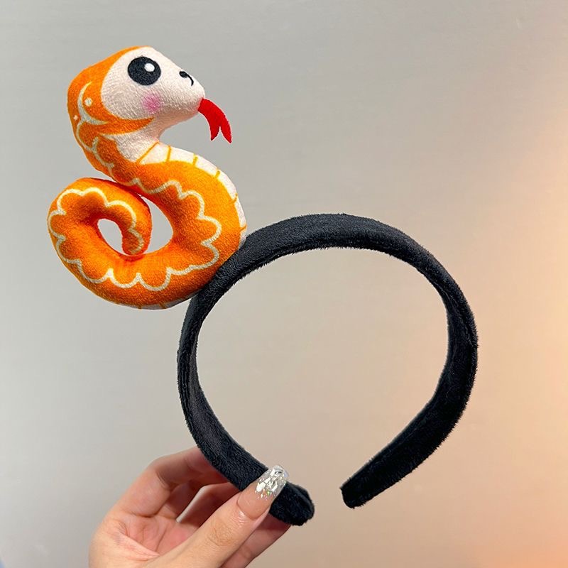 Serpiente amarilla de una sola cabeza