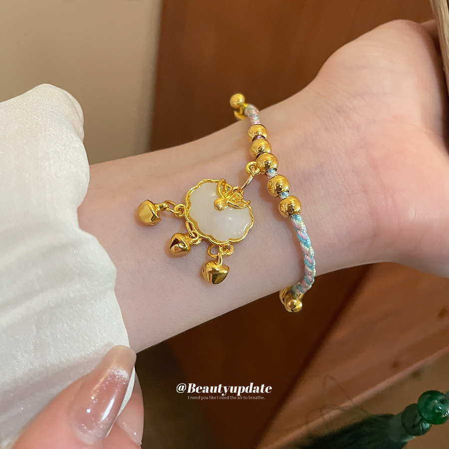 Dragon Boat Festival colorido cuerda tejida bolsa de la suerte colgante pulsera nueva pulsera de todo fósforo de moda china joyería de alta gama de nicho