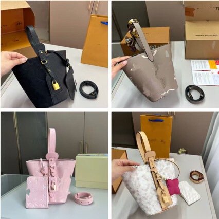 2025 Early Spring New All Inbb Elephant Gray Vegetable Basket Bucket Shoulder Crossbody Satchel Armpit Tote Women's Bag