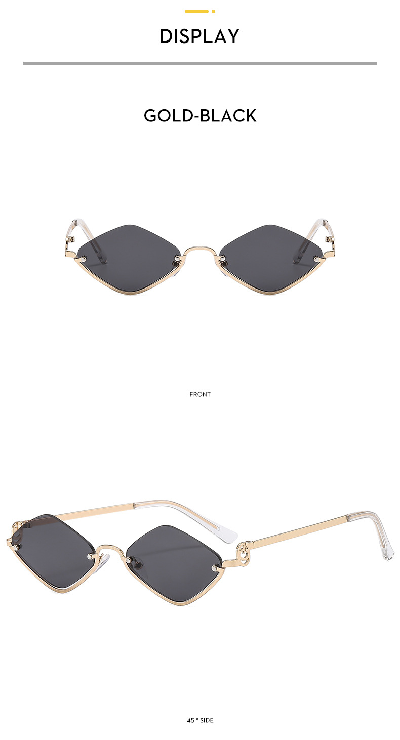 Casual Solid Color Ac UV400 Protection Polygon Full Frame Women's Sunglasses display picture 10