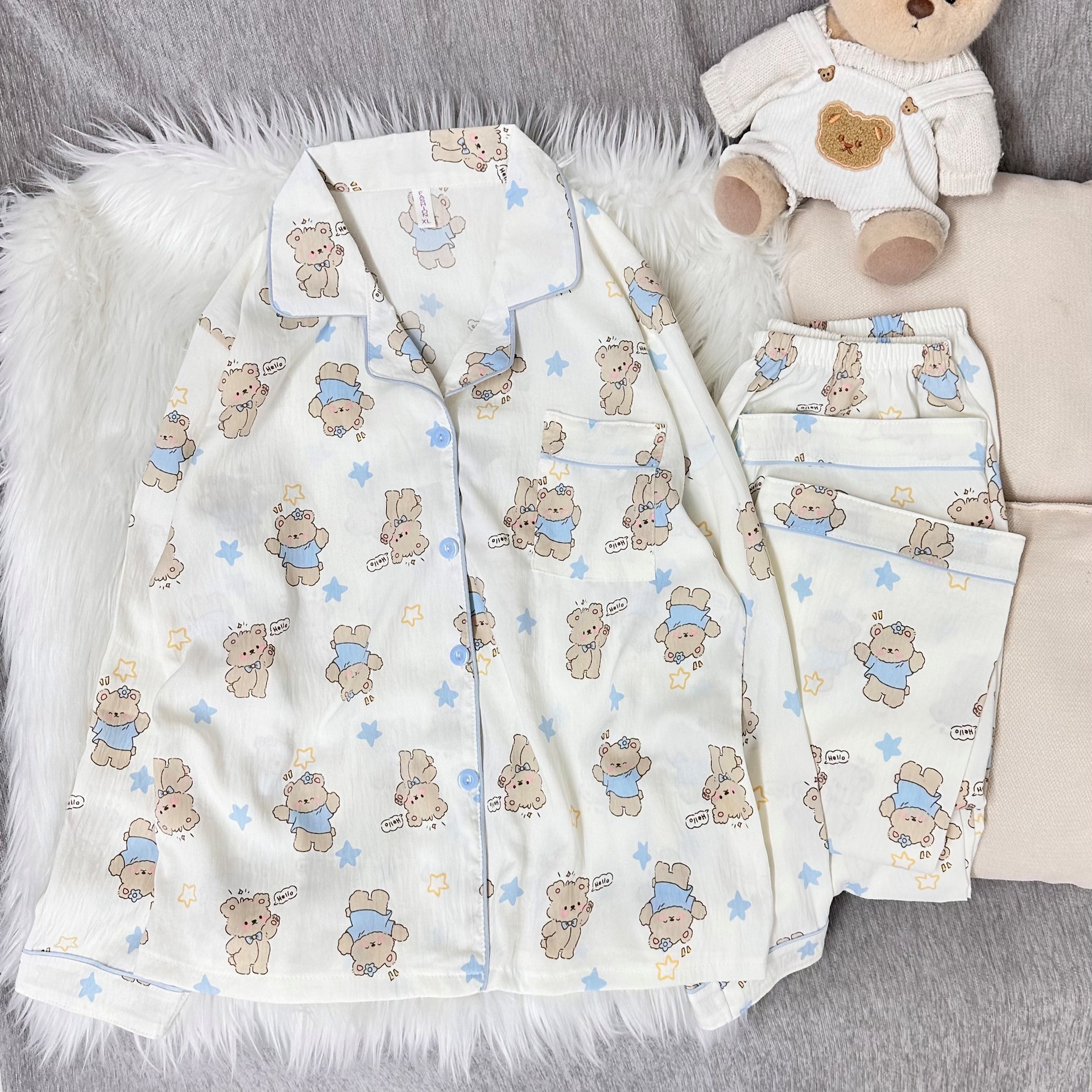 Yunduo cotton coco bear double length