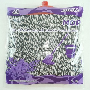Wholesale Cotton Mop Factory Large Area Office Water Wringing Mop Hotel Stainless Steel Rod Old-Fashioned Lazy Floor Mop