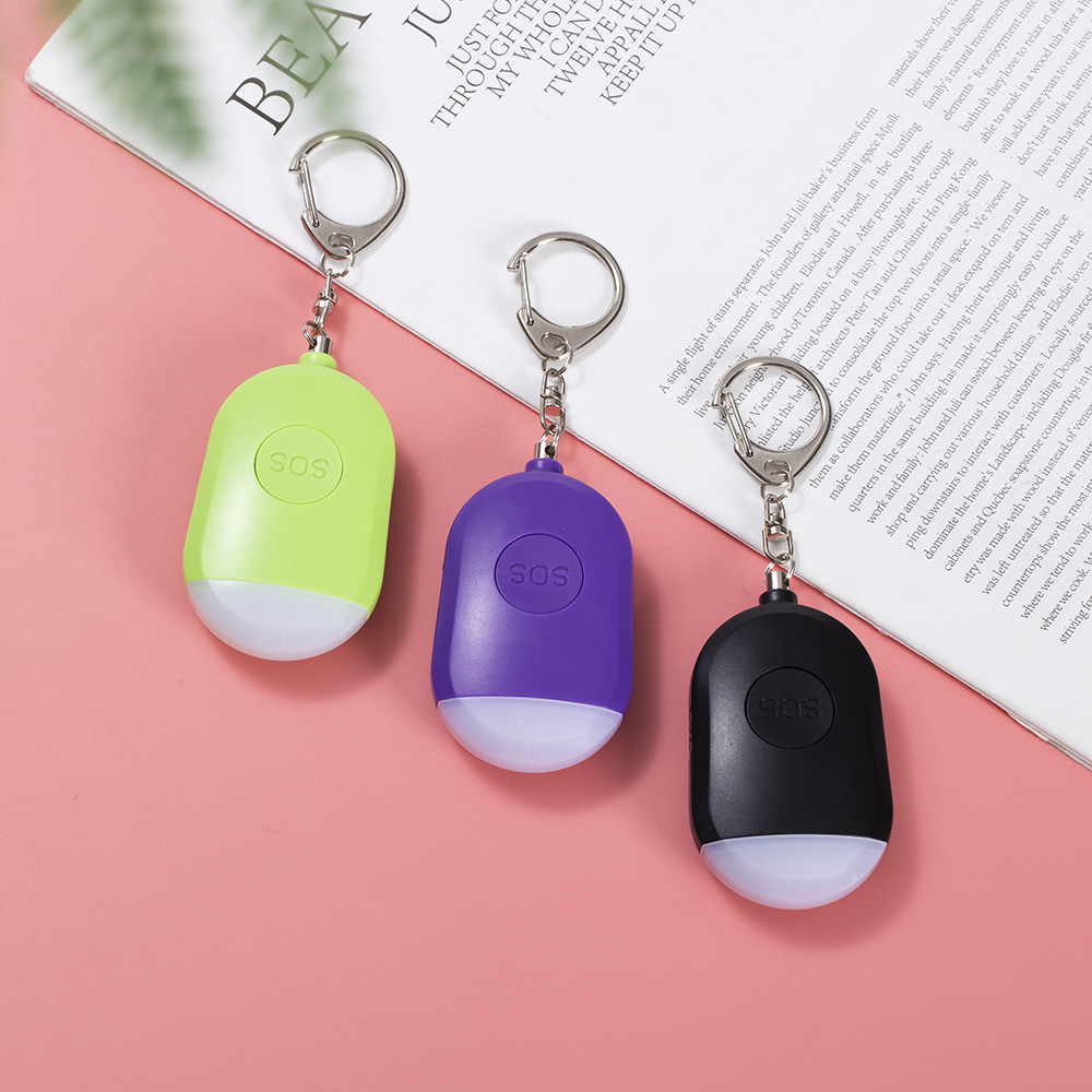 Alarma Personal de Autodefensa con Luz LED de Emergencia para Mujeres, Niños y Ancianos