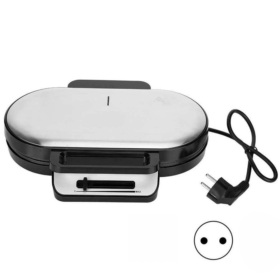 Casa 110v dos piezas de doble plato amor máquina de waffles sándwiches electromecánicas galleta de desayuno máquina de waffles image 6