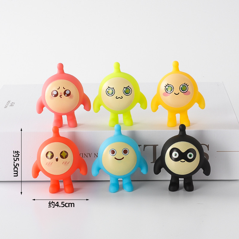 비닐 작은 계란 파티 6팩