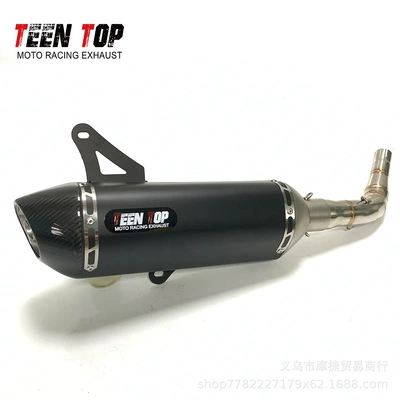 Suitable for Vespa Scooter Gtv250/Gts300 Exhaust Pipe Full Section Gts300 Carbon Fiber Lung Film (Exhaust manifold) - gts300-full-section-exhaust
