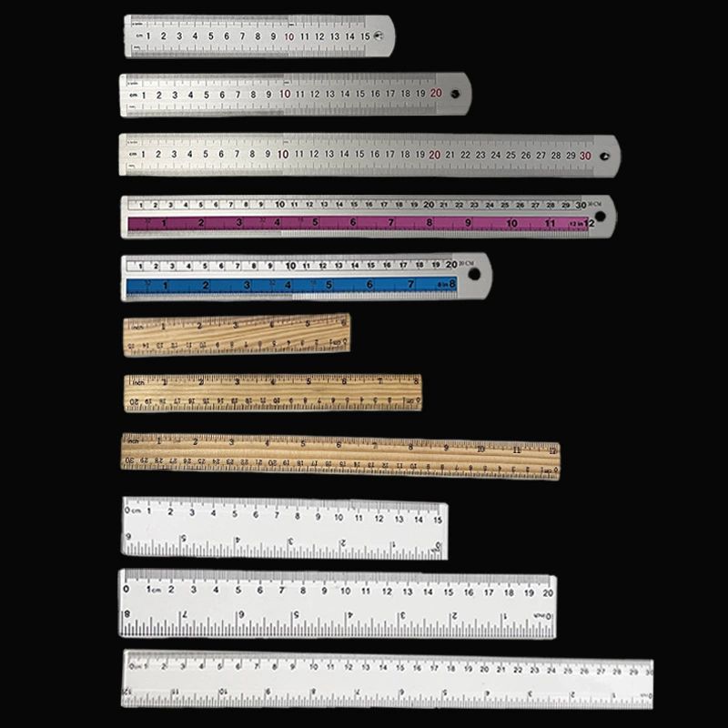 Фабричная прямая Линейка из нержавеющей стали 1 метр линейка стальная линейка 10/15/20/30/40/50/60 см