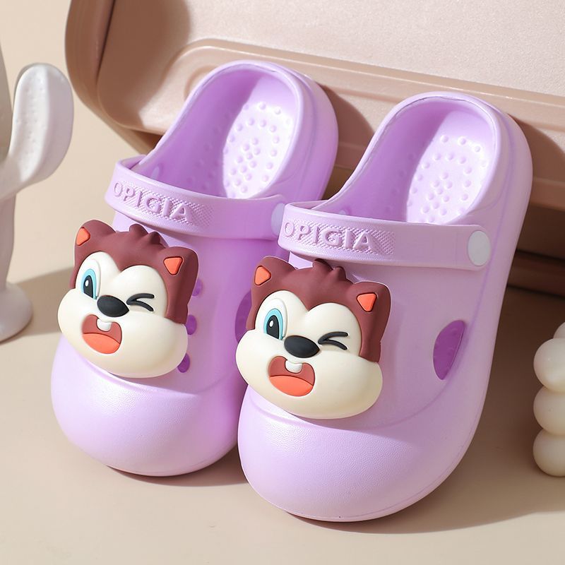 Little Squirrels-Purple [업그레이드된 EVA, 가볍고 편안하며 미끄럼 방지]