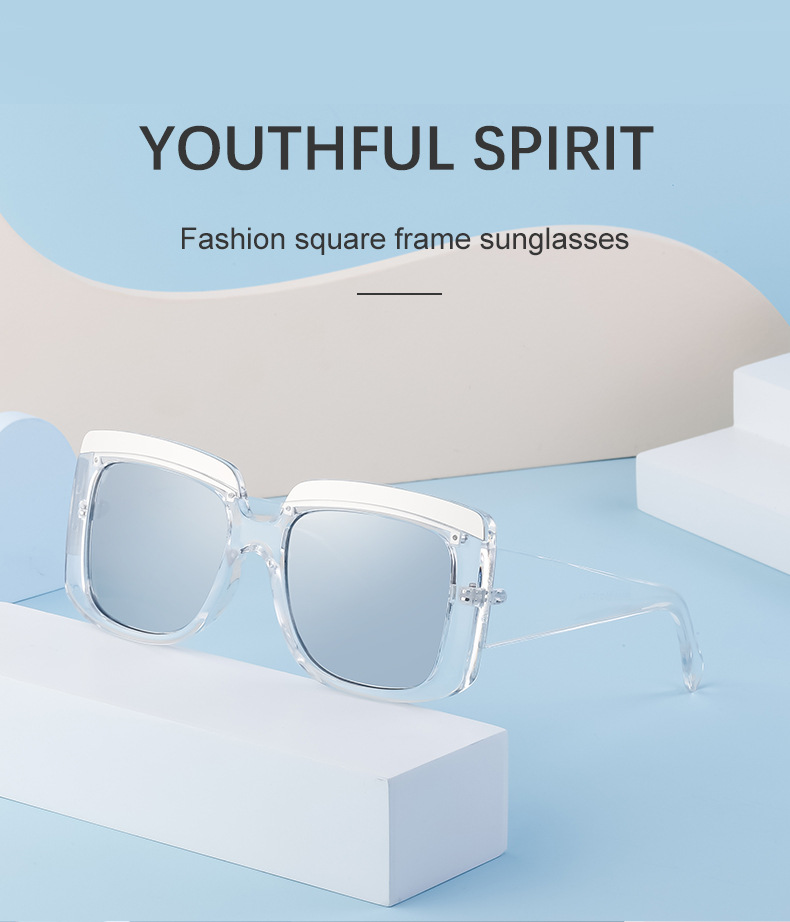 Box Sonnenbrille Für Damen Und Herren Mit Großem Rahmen_voghion.com