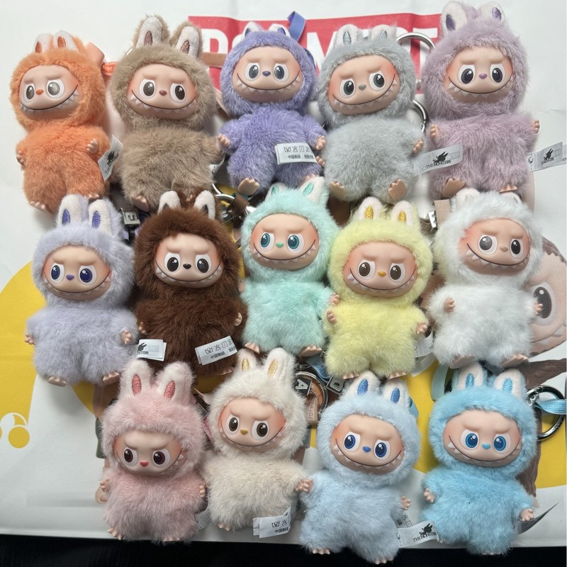 东莞高品质！新品labubu拉布布心底密码盲盒毛绒搪胶脸公仔潮玩|undefined