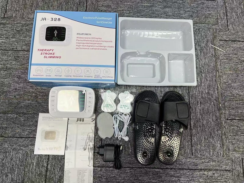 新款中频脉冲理疗仪家用彩屏双输出数码经络按摩仪电子针灸按摩器|undefined