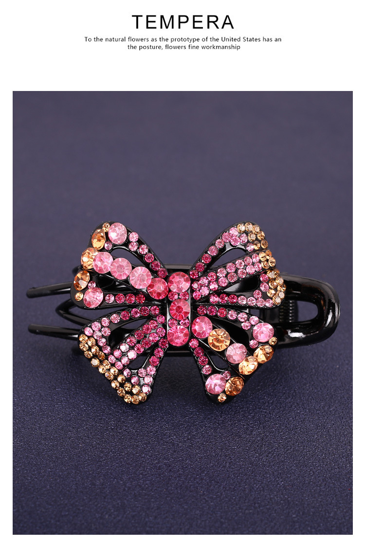Molletta per capelli farfalla con strass accessorio retro donna_voghion.com