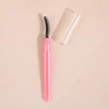 Silicone fuchsia brush for eyelashes