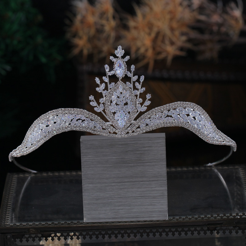 Lady Heart Shape Rhinestone Diamond Crown display picture 2