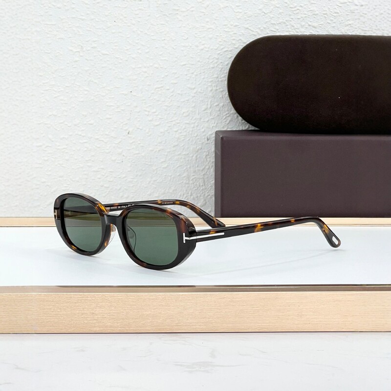 New Style Oval Frame Sunglasses for Women, High-End, Face-Slimming, Sun Protection, Fashionable and Versatile Trendy Model Tf1364 New Style Oval Frame Sunglasses for Women, High-End, Face-Slimming, Sun Protection, Fashionable and Versatile Trendy Model Tf1364