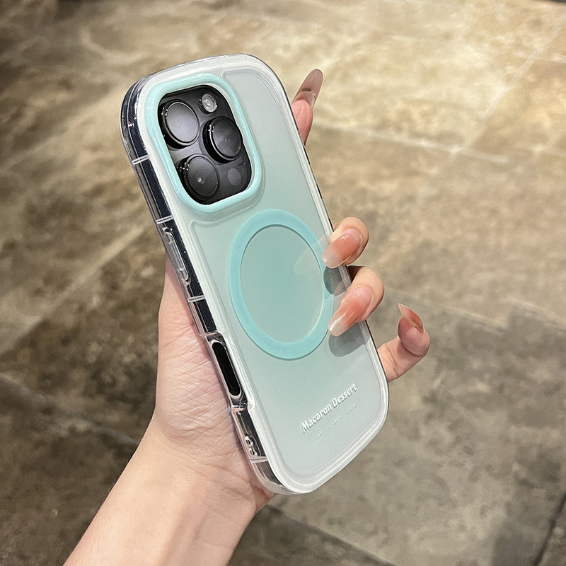 椭圆磁吸适用iPhone16Promax苹果15晕染14pro防摔渐变13pro高级感|undefined