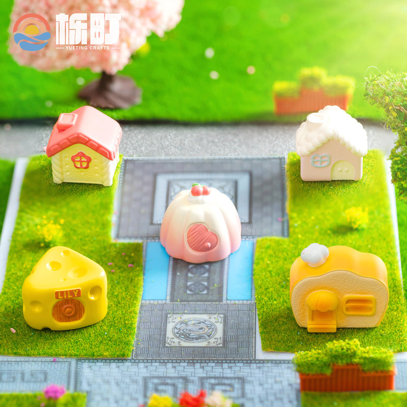 Cartoon gourmet small house micro landscape creative gardening DIY decorations accessories mini desktop small ornaments Cartoon gourmet small house micro landscape creative gardening DIY decorations accessories mini desktop small ornaments
