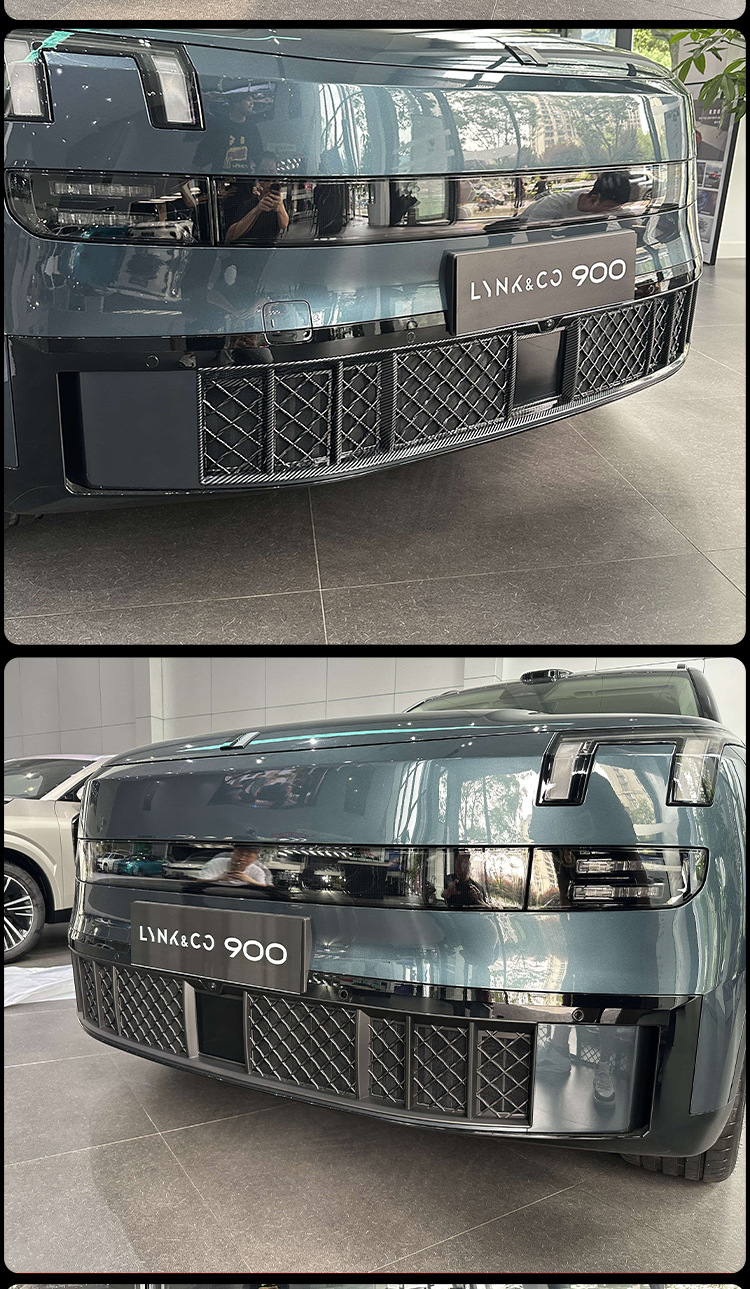 Suitable for Lynk & Co 900, insect-proof net for car radiator front grille and air conditioning intake protection cover, modified for decoration