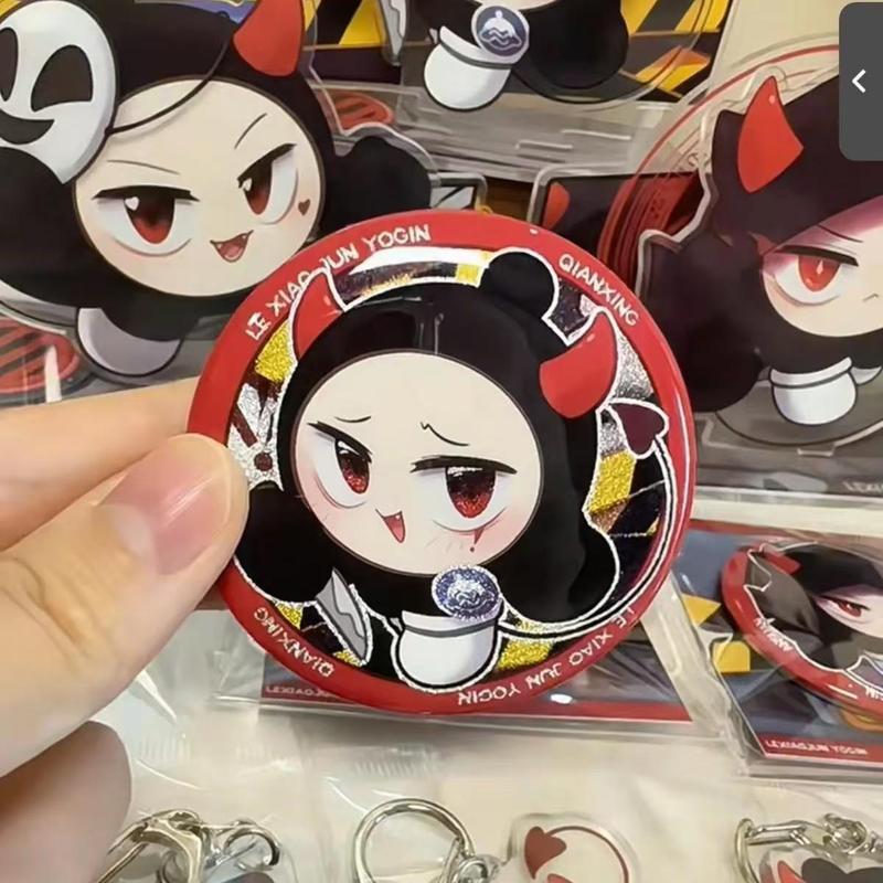 アニメエッグマンパーティー周辺機器 Guzi Le Xiaojun がいたずら者を発見 スタンドアロンバッジ アクリル缶バッジ|undefined