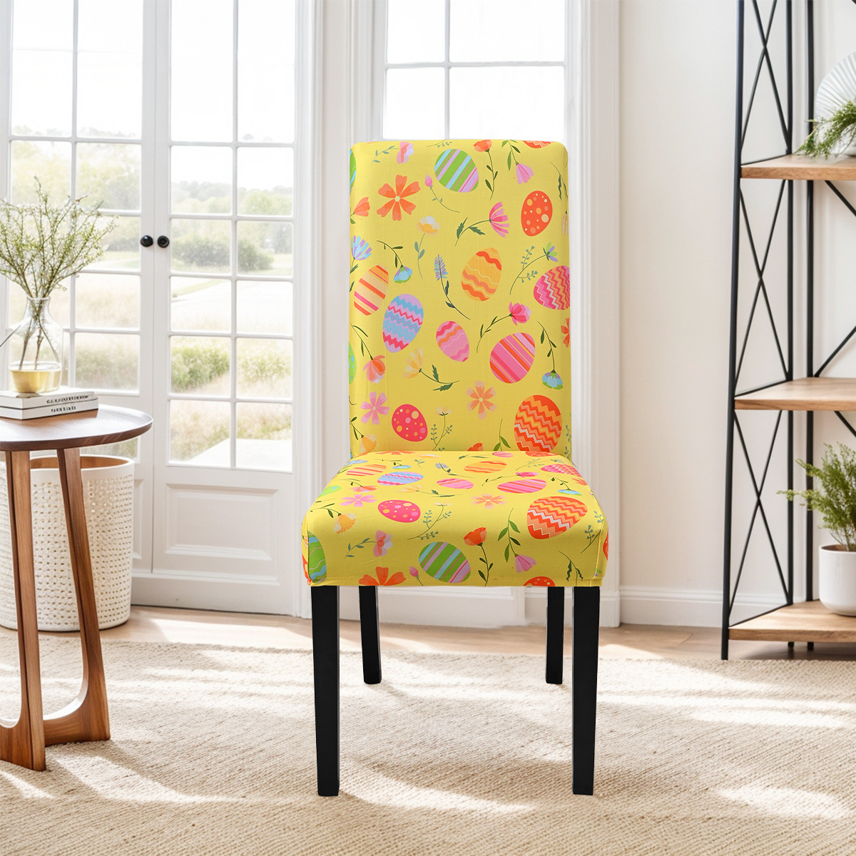 Transfronterizos elásticos leche seda impresa cubierta de silla a prueba de polvo general casa hotel cubierta de silla fábrica al por mayor en stock