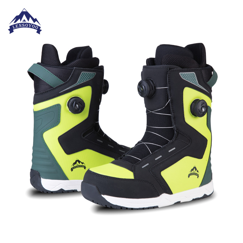 LENSOYOO Ski shoes BOA men and women Ski Snowshoes Boots Veneer Ski boots