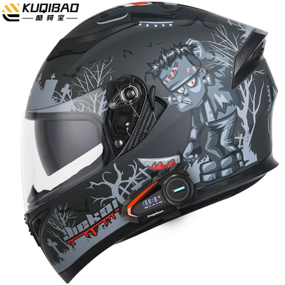Motosiklet kaskı (dəbilqə) – Safety Gray 3C Certification - savage-with-k20-bluetooth-m