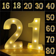 X 36553 LED Letter Number Decor Light LED ��ĸ����װ�ε�
