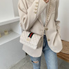 Chain, shoulder bag, polyurethane one-shoulder bag, phone bag, 2021 collection, trend of season, Korean style, western style