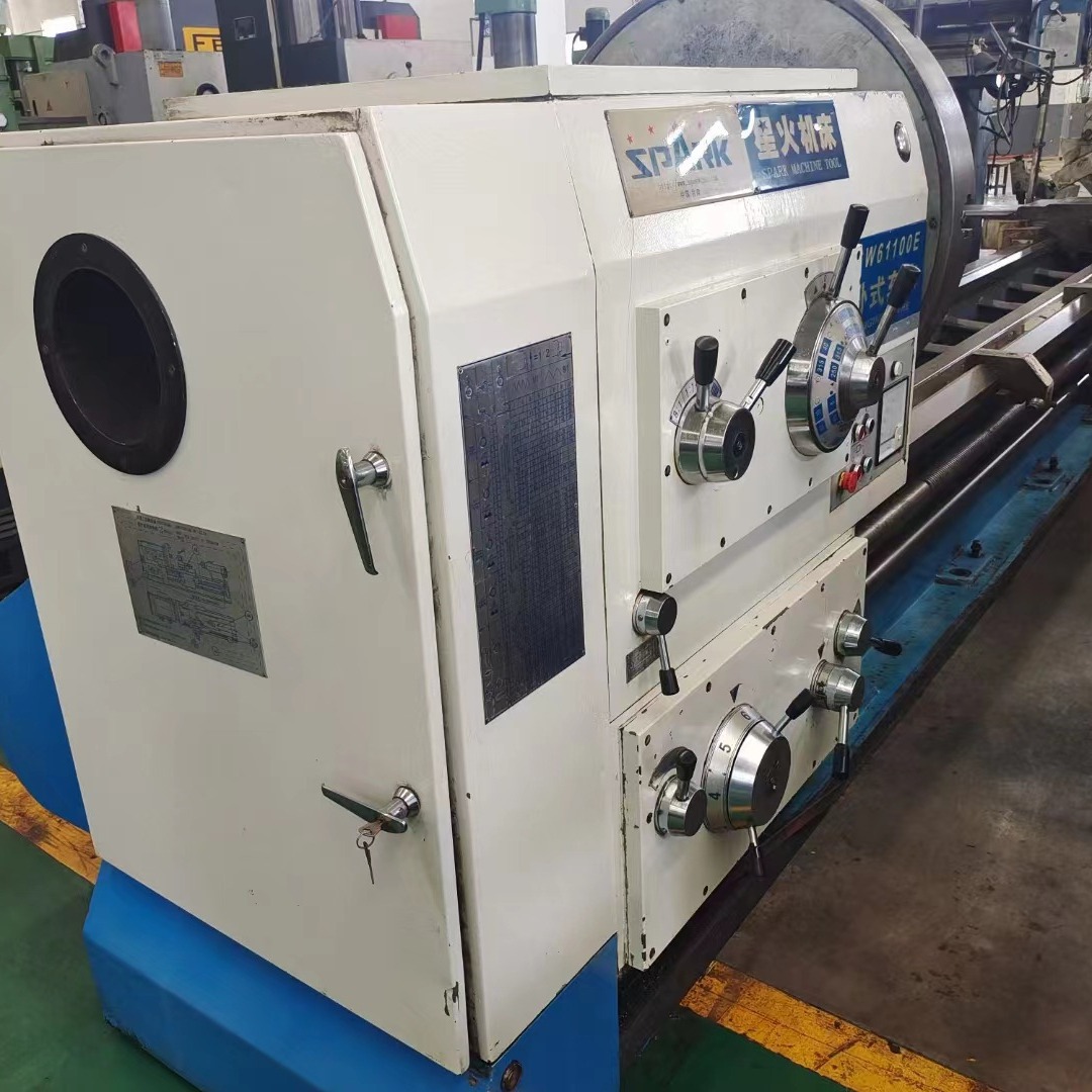 处理二手星火CW61100Ex6米卧式车床导轨宽度750主轴转速315